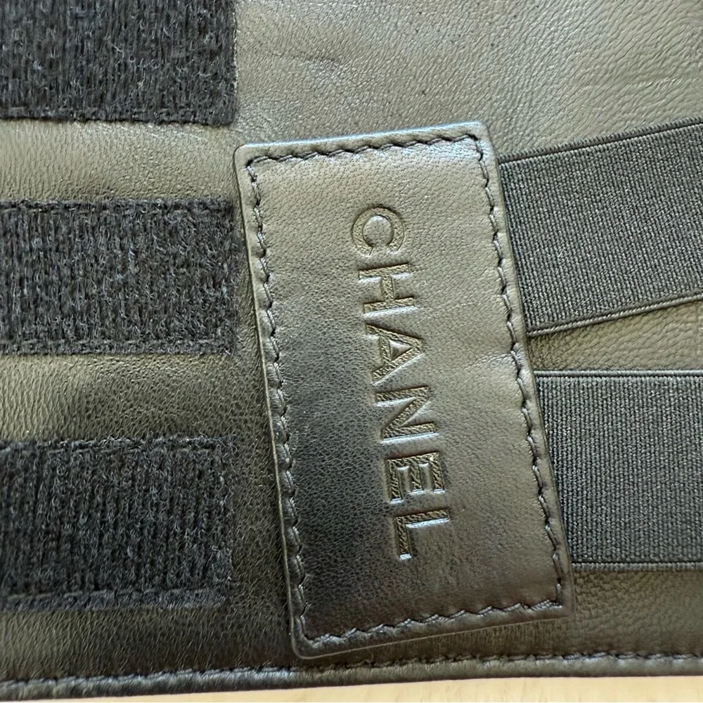 CHANEL quilted cummerbund belt Authentic
